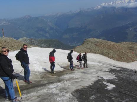 Les Arcs randonnée glaciaire à l' Aiguille Rouge