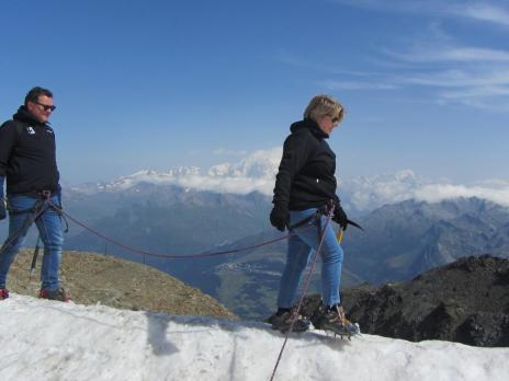 Les Arcs randonnée glaciaire à l' Aiguille Rouge
