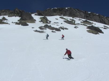 ski de randonnée en Tarentaise - descente Pointe Rousse