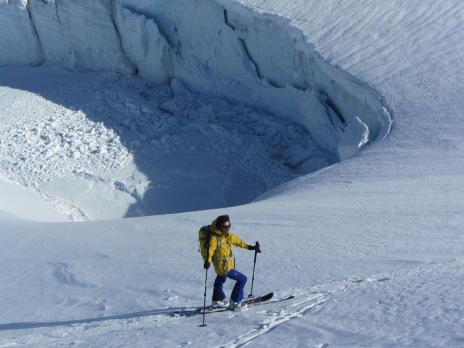 Ski de randonnée en Vanoise - glacier du Grand Méan