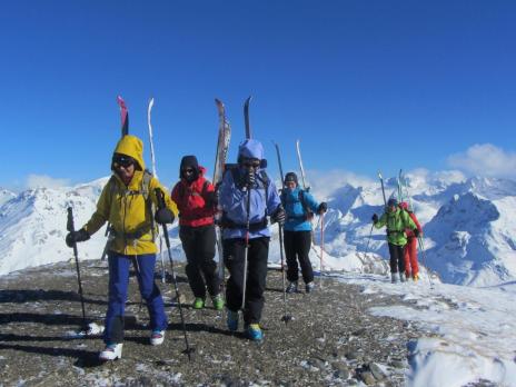 Ski de randonnée à Val d'Isère - Pointe de Bezin