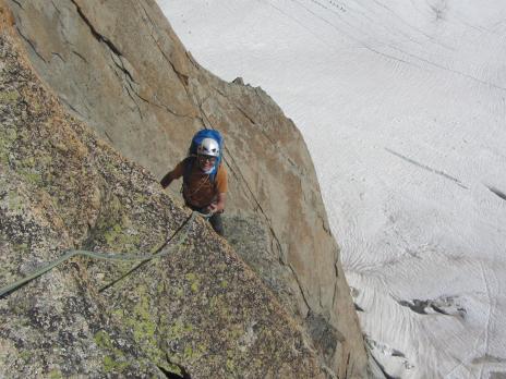 Escalade pointe Adolphe Rey - massif du Mont Blanc