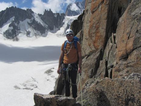 Escalade pointe Adolphe Rey - massif du Mont Blanc