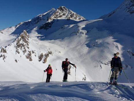 Les Arcs ski hors piste - la crete des lanchette