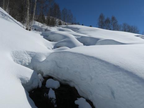 Randonnée à ski à Vaugel