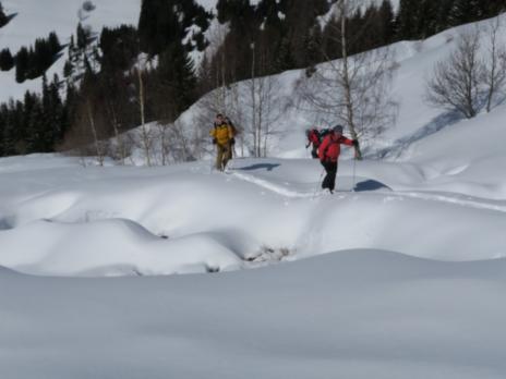 Randonnée à ski à Vaugel