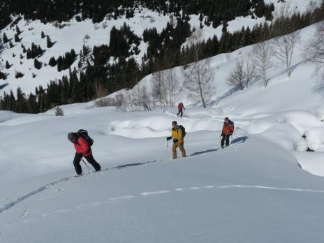 Randonnée à ski à Vaugel