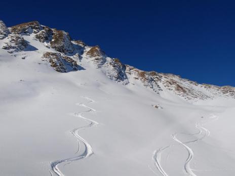 ski de randonnée au départ de Tignes