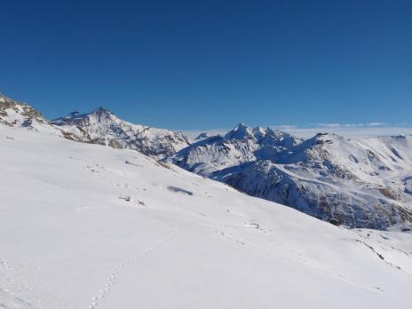 ski de randonnée au départ de Tignes