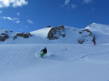 Ski de randonnée au départ de Tignes Tuf de Grassaz