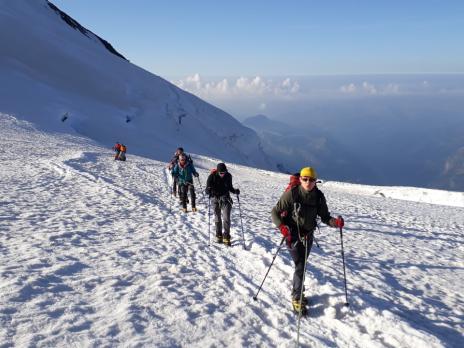 direction la Pt Gnifetti