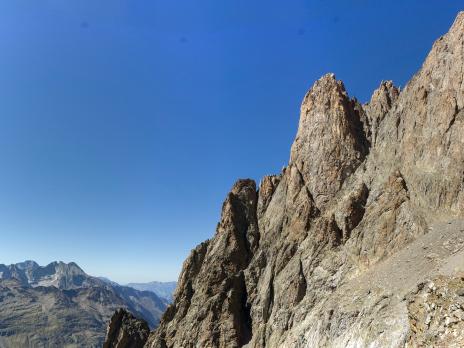vue d'ensemble de l'arête ouest.