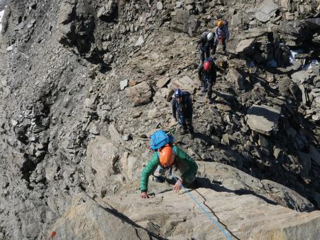 Sur l'arête