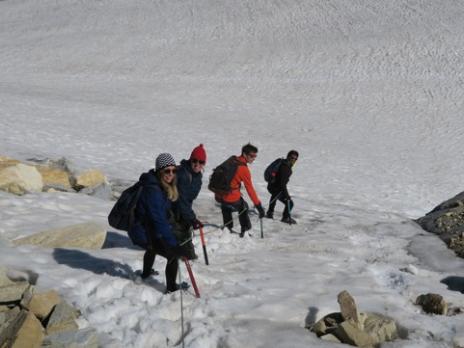 Randonnée glaciaire