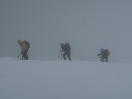 Sur le glacier
