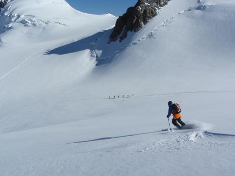 Ski de randonnée dans le massif du Mont Rose - Pyramide Vincent