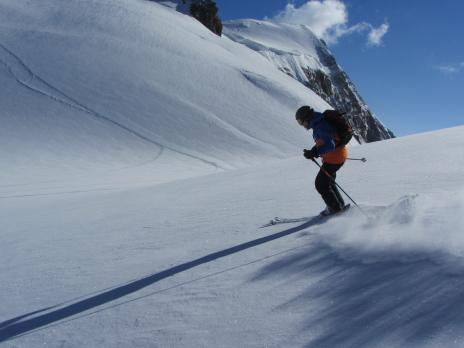 Ski de randonnée dans le massif du Mont Rose - Pyramide Vincent