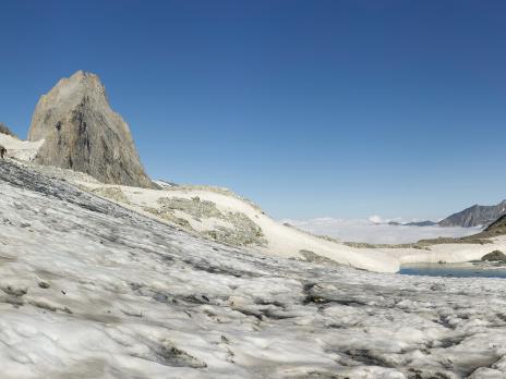 Sur le glacier de Rosolin