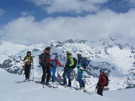 Ski de randonnée en Vanoise l' Arête de Montséti