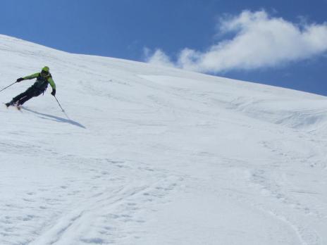 Ski de randonnée en Vanoise montée - l' Arête de Montséti
