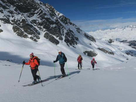Remontée vers le col de la Gurraz