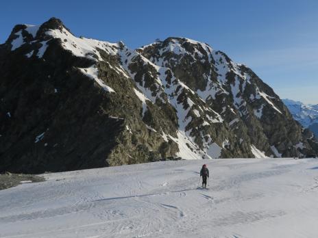 La montée au Mont Pourri