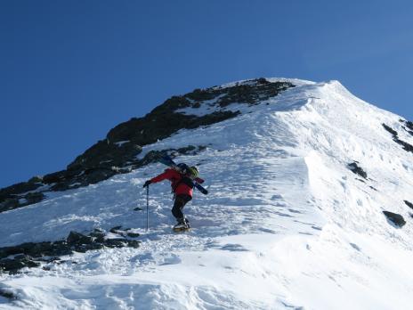 La montée au Mont Pourri