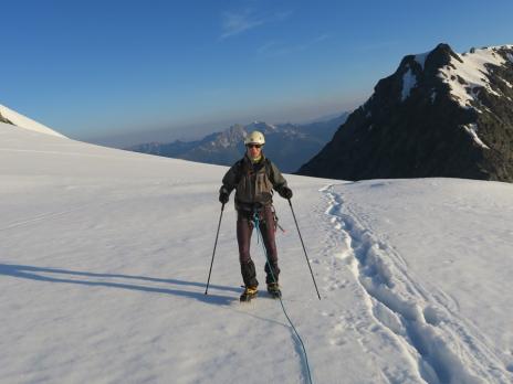 Au depart du Glacier