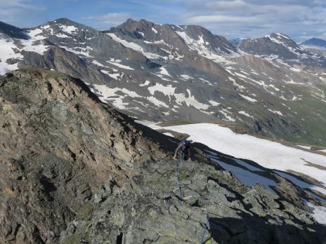 Sur l'arête sud de la Galise