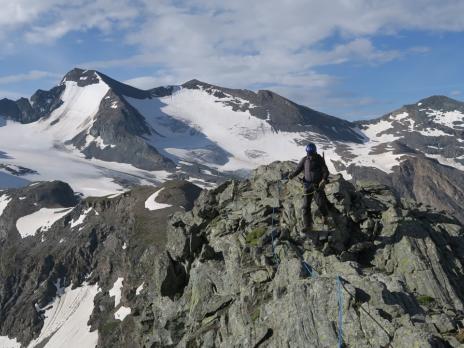 Sur l'arête sud de la Galise