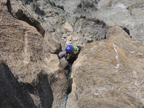 Sur l'arête sud de la Galise