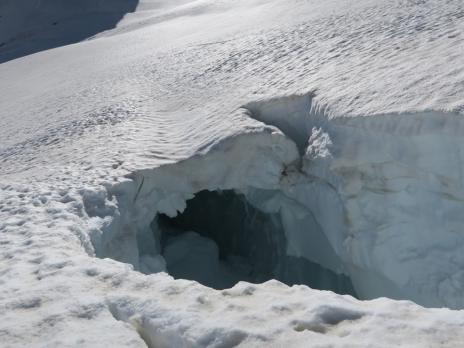 Sur la vallée Blanche