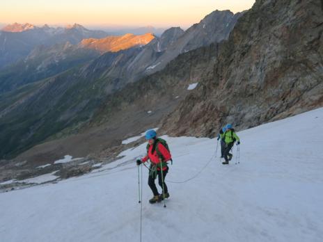 Sur le Glacier des Glaciers