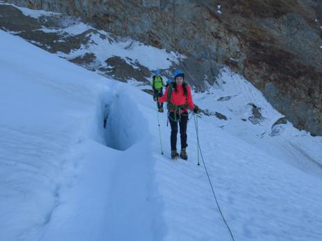 Sur le Glacier des Glaciers