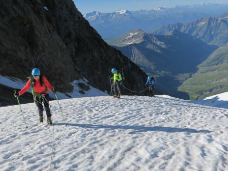 Sur le Glacier des Glaciers