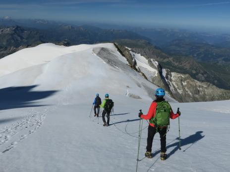 En descendant du Dôme