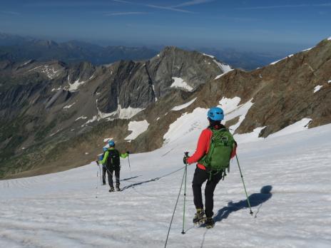 En descendant du Dôme