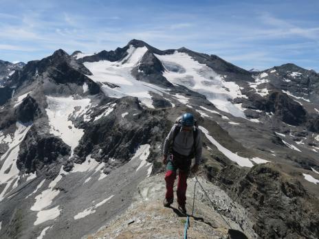 Sur l'arête sud de la Galise
