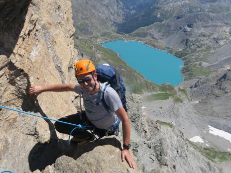 Sur l'arête sud de la Galise