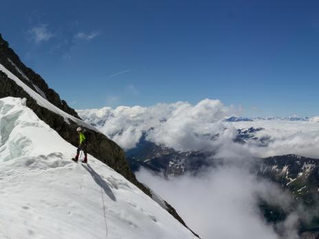 Quelques belles crevasses à passer...