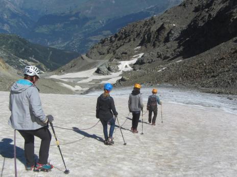 randonnée glaciaire Les Arcs Vallandry