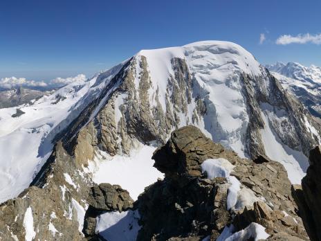 l'Alphübel depuis l'arête du Täschorn.