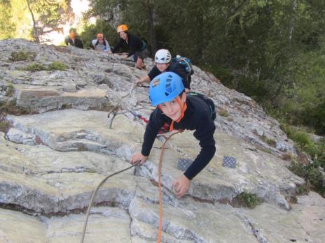 La via ferrata des Bettières à Peisey Vallandry