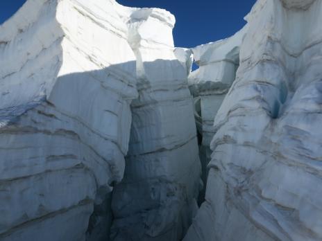 Sur le glacier des Glaciers
