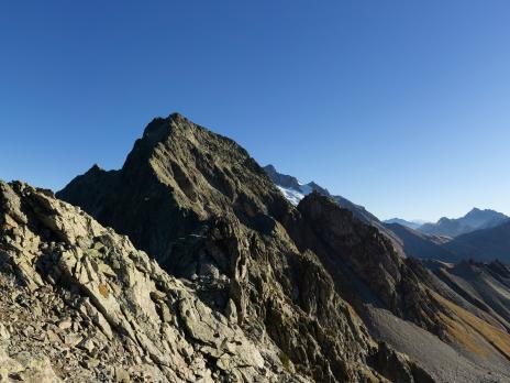 début de l'arête...