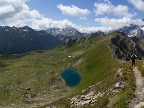 En direction du vallon de Chavannes qui nous ramènera à la voiture.