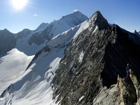 dans la descente du Besso