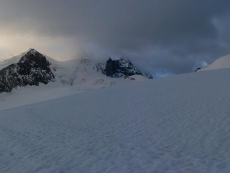 en montant au Bishorn dans un temps très moyen...