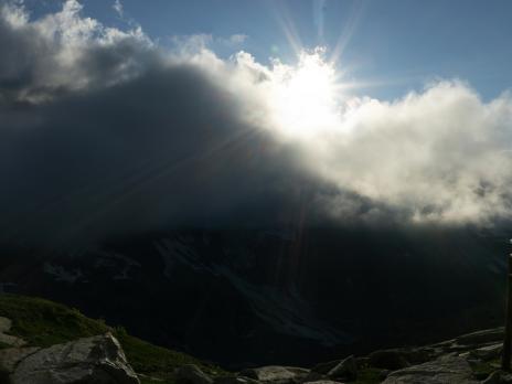 couché de soleil au Mountet