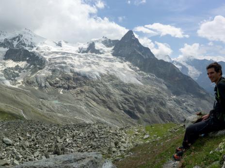 petite pause avec le Besso en arrière plan...
